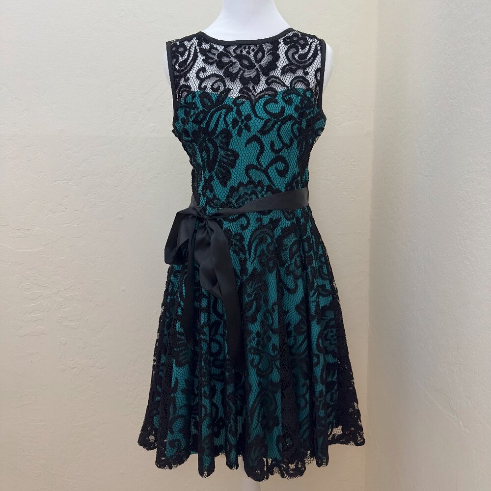 Sally USA Lace Fit and Flare Dress